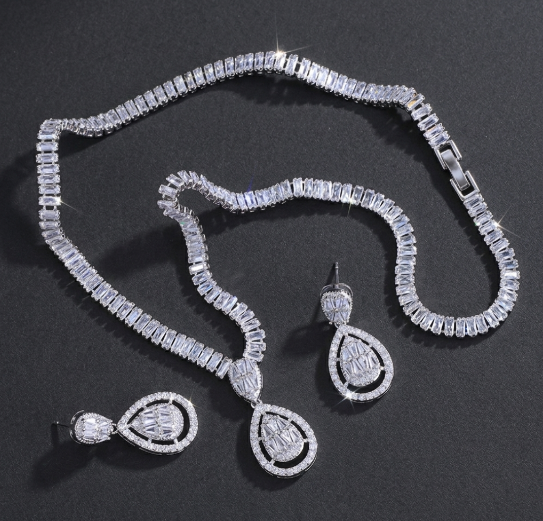 Crystal Drop Elegance Set - BELLIVETTE