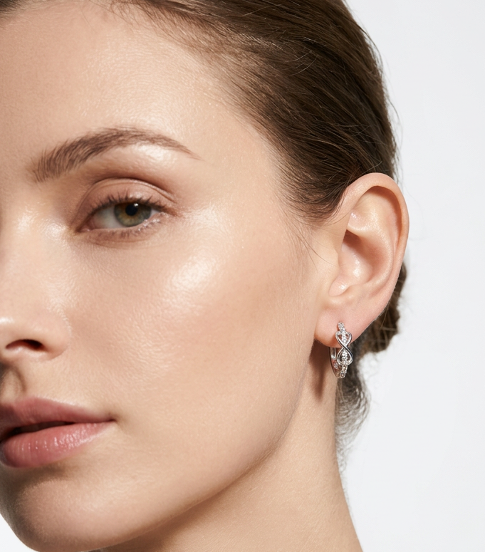 Infinity Hoop Earrings