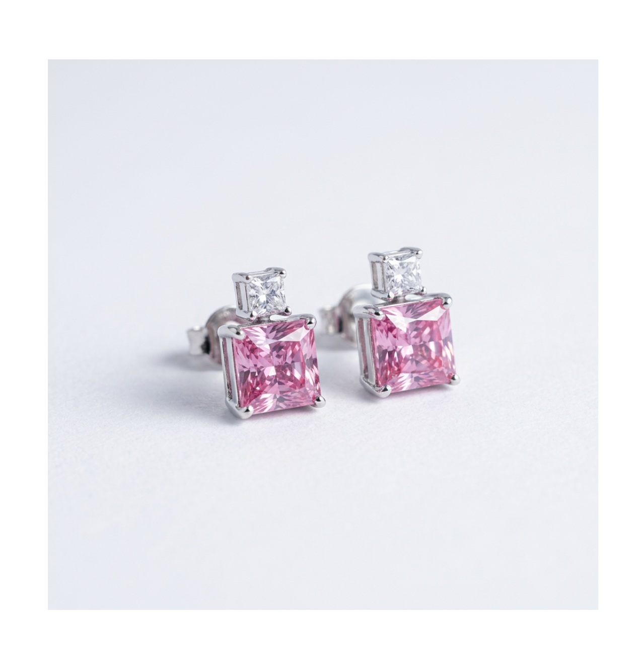 Aurora Blush Stud Earrings - BELLIVETTE
