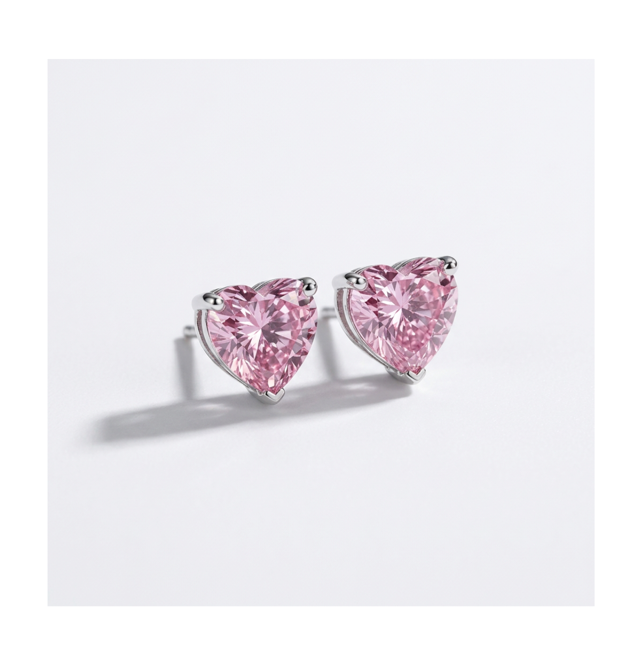 Aurora Heart Stud Earrings - BELLIVETTE