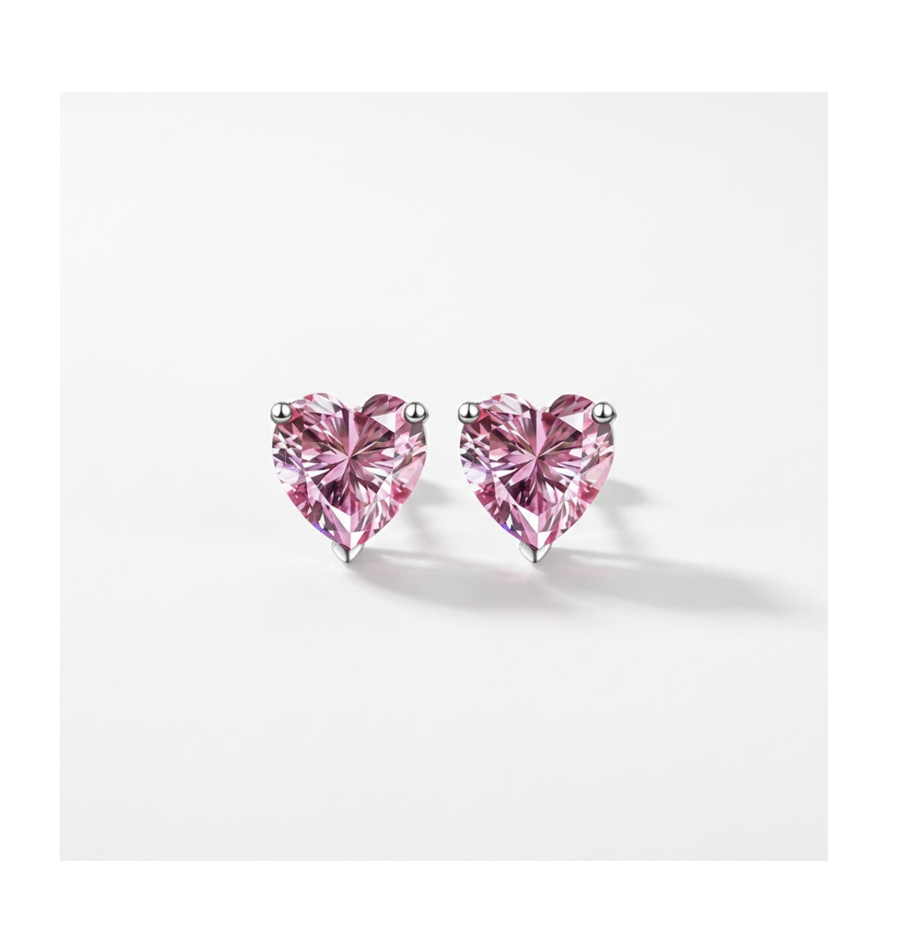Aurora Heart Stud Earrings - BELLIVETTE