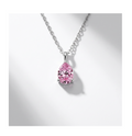 Aurora Rosé Drop Necklace - BELLIVETTE