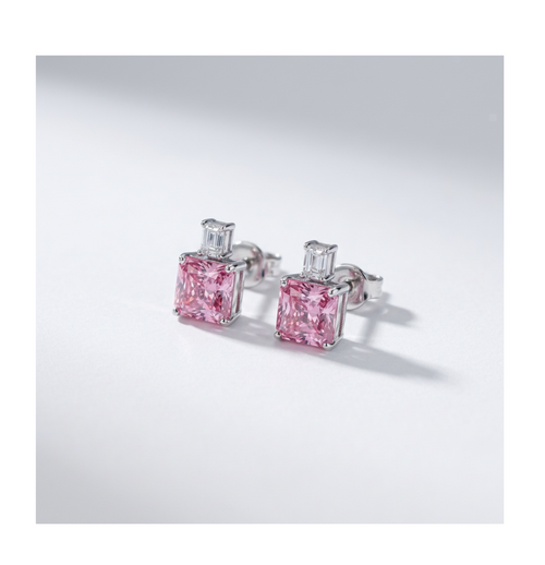 Aurora Blush Stud Earrings