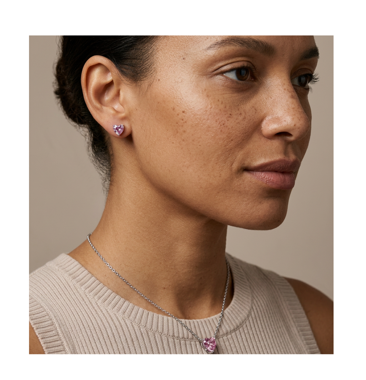 Aurora Heart Necklace