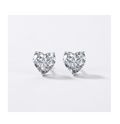 Celeste Heart Stud Earrings - BELLIVETTE