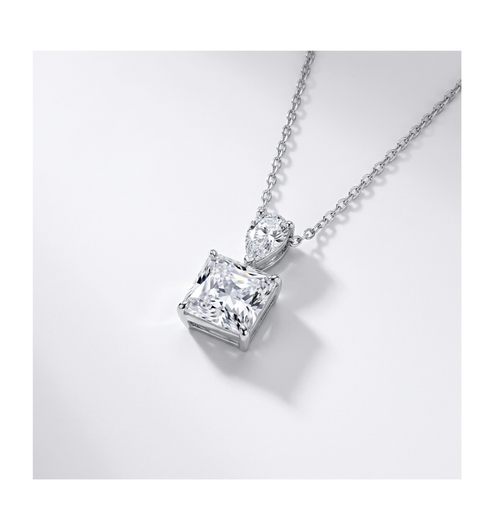 Celeste Ice Prism Necklace - BELLIVETTE