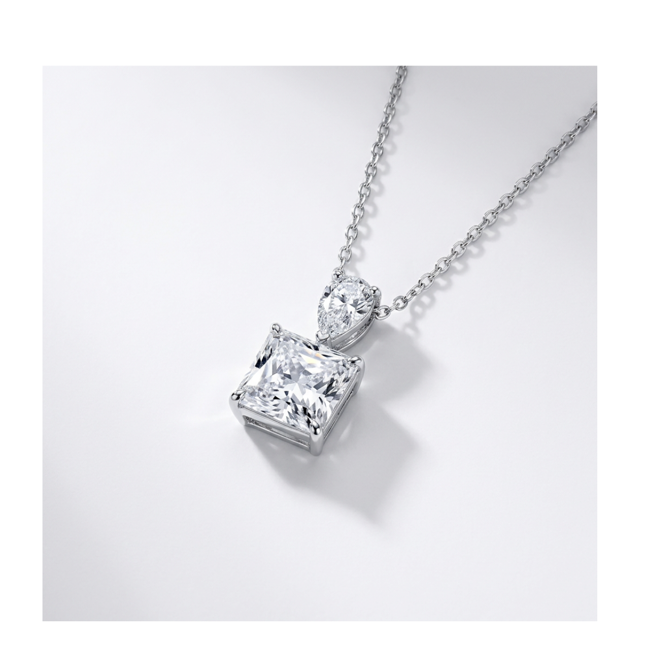 Celeste Ice Prism Necklace - BELLIVETTE