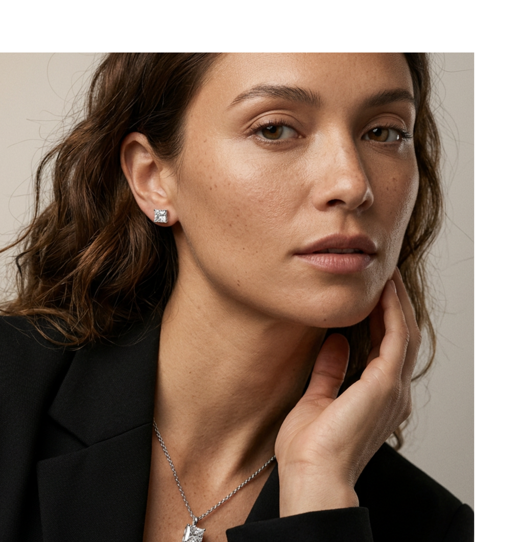 Celeste Prism Stud Earrings - BELLIVETTE