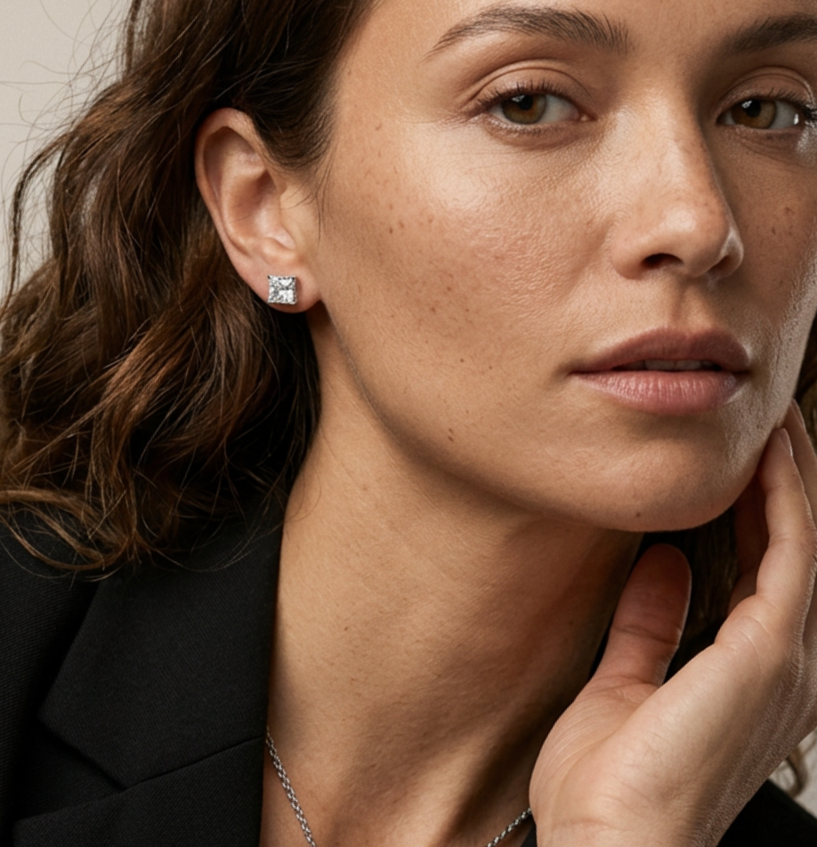 Celeste Prism Stud Earrings - BELLIVETTE
