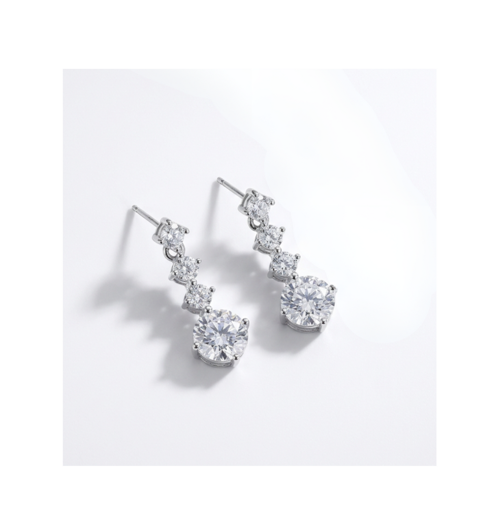 Celeste Radiance Drop Earrings - BELLIVETTE