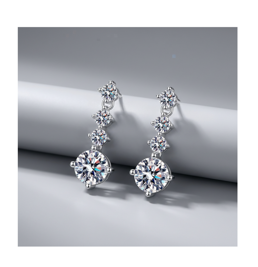 Celeste Radiance Drop Earrings - BELLIVETTE