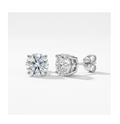 Celeste Solitaire Stud Earrings - BELLIVETTE