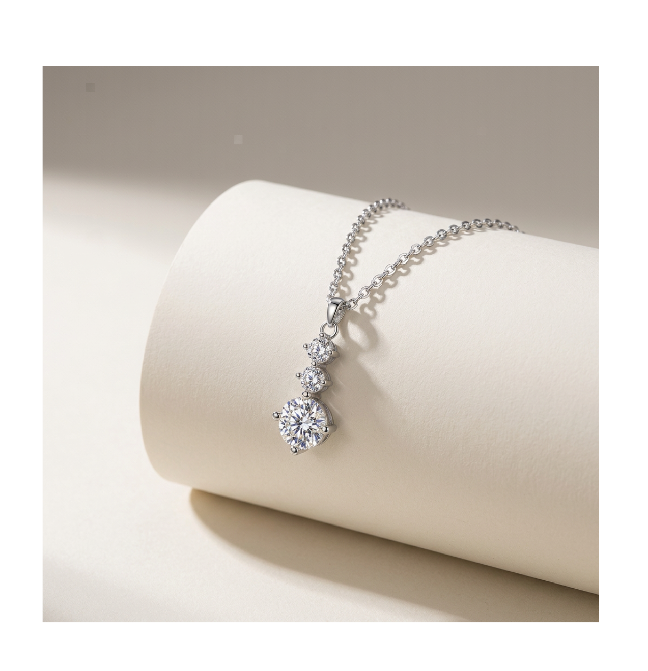 Celeste Radiance Drop Necklace