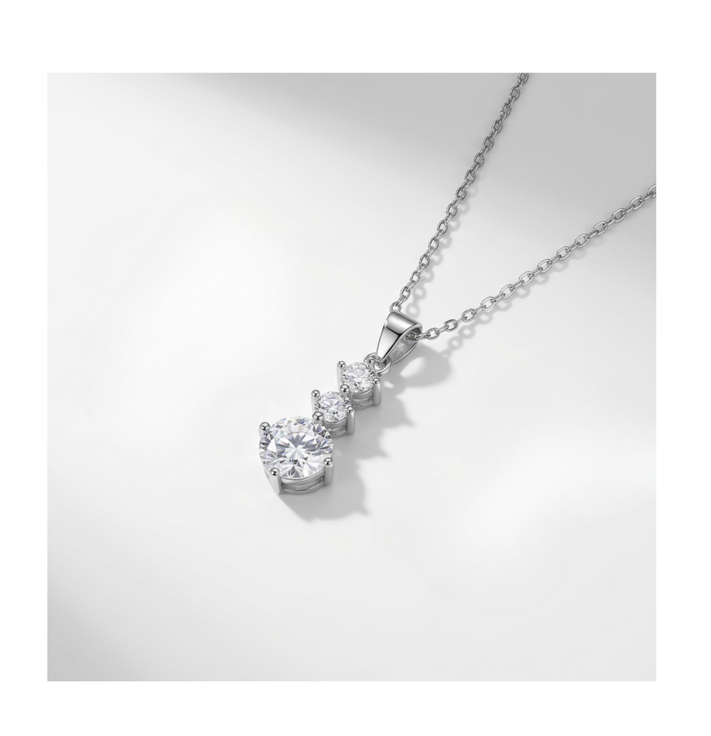 Celeste Radiance Drop Necklace
