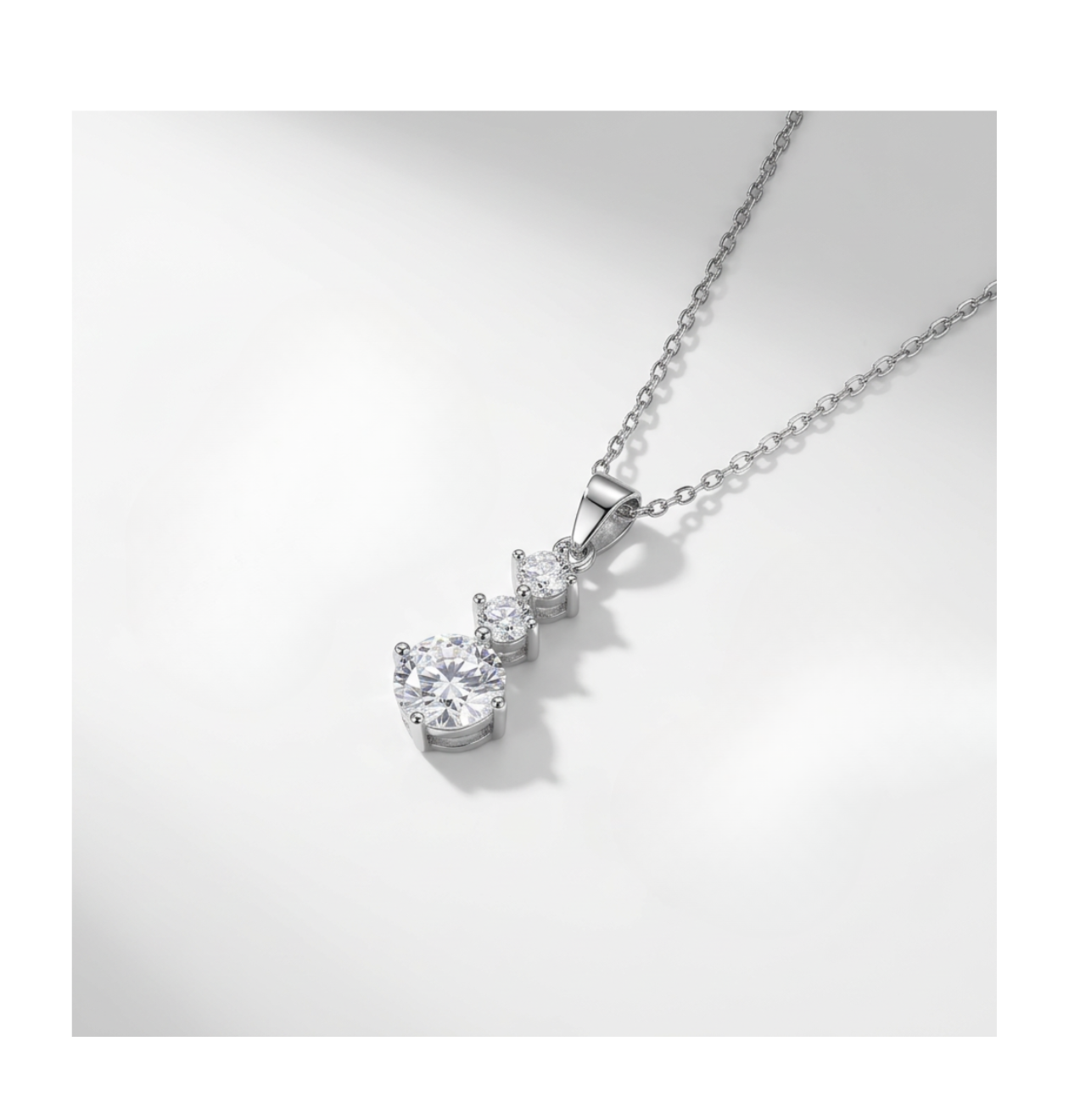 Celeste Radiance Drop Necklace