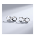 Infinity Radiance Stud Earrings - BELLIVETTE