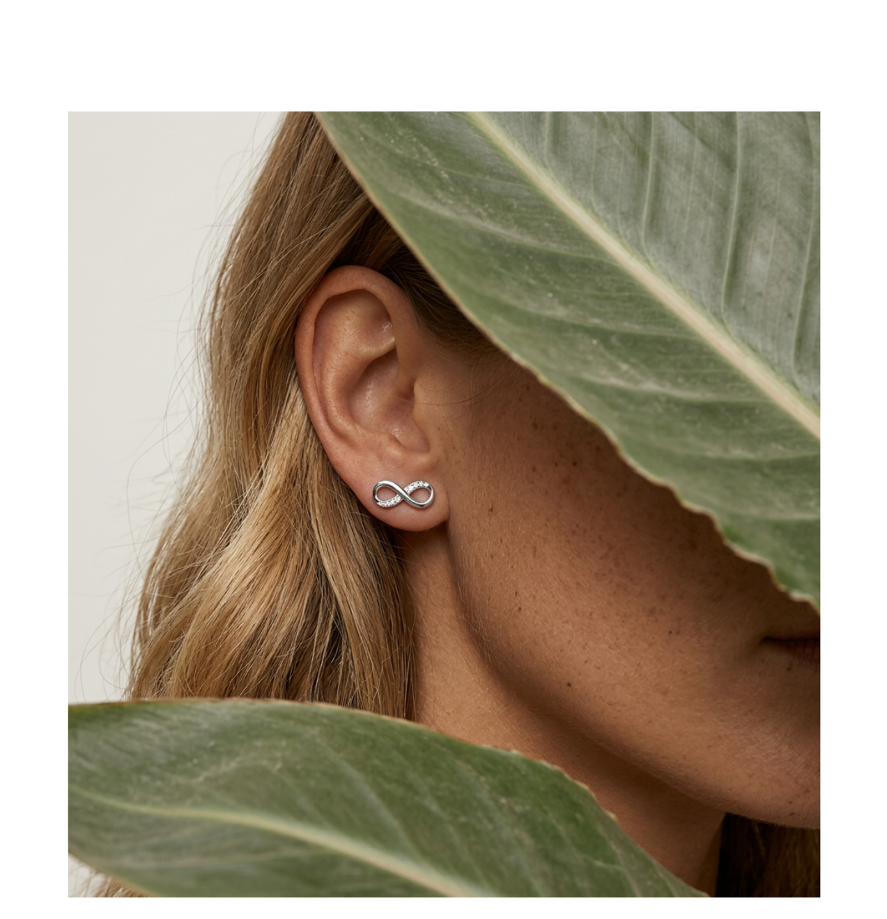 Infinity Radiance Stud Earrings - BELLIVETTE