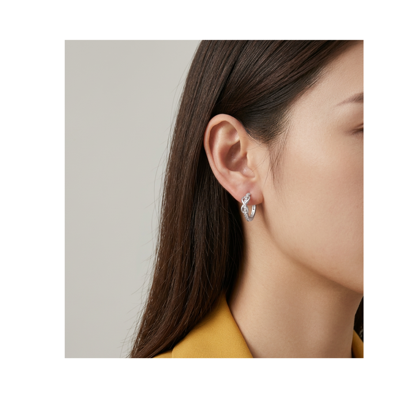 Infinity Spark Hoop Earrings - BELLIVETTE