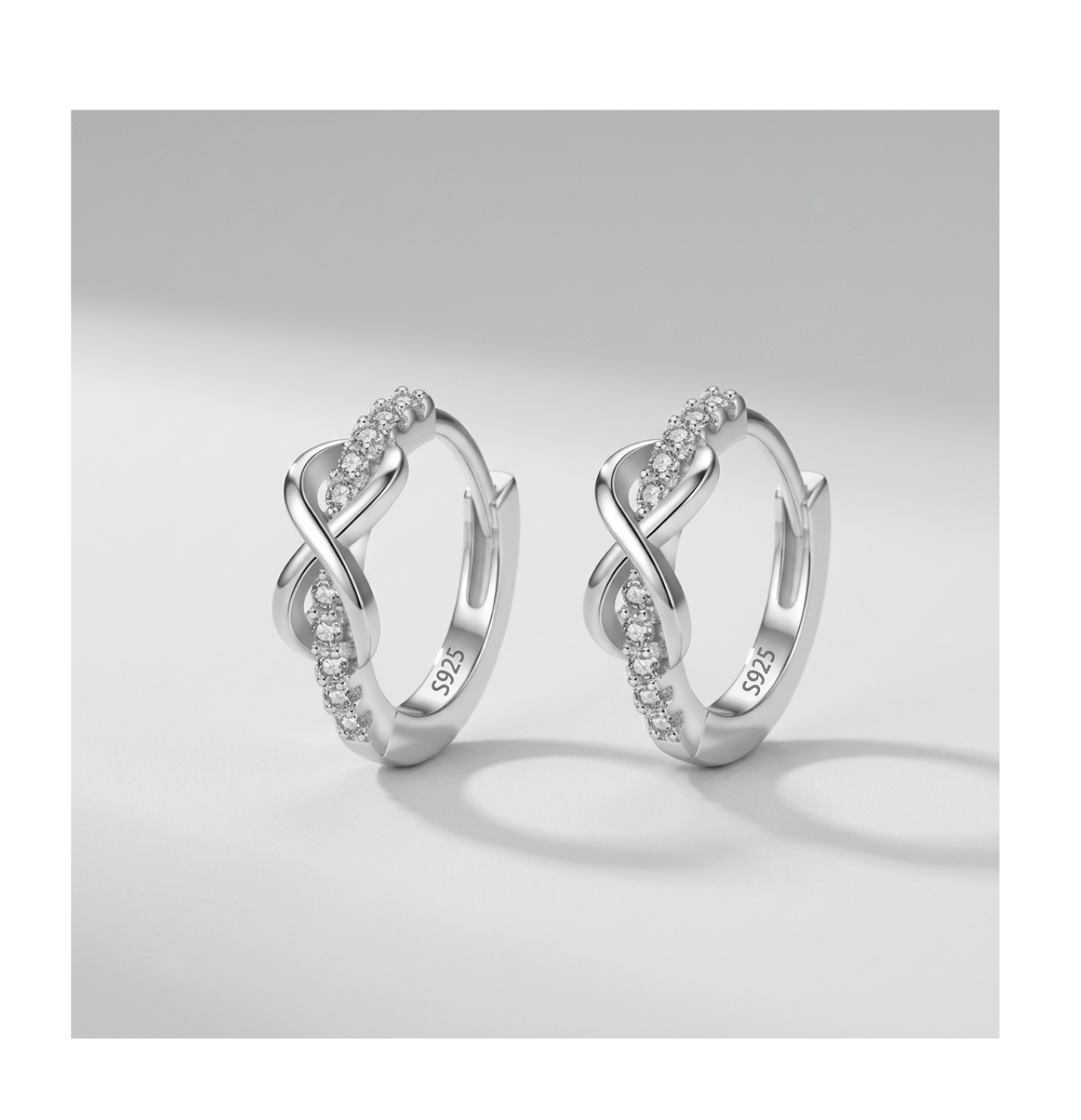 Infinity Spark Hoop Earrings - BELLIVETTE