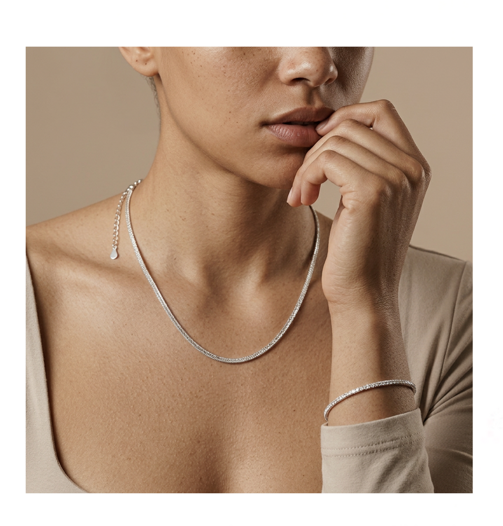 Radiance Spark Chain Necklace - BELLIVETTE