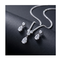 Teardrop Crystal Jewellery Set - BELLIVETTE