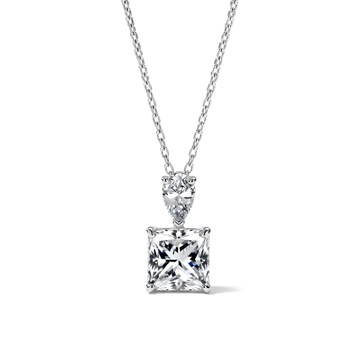 Princess & Pear Drop Necklace