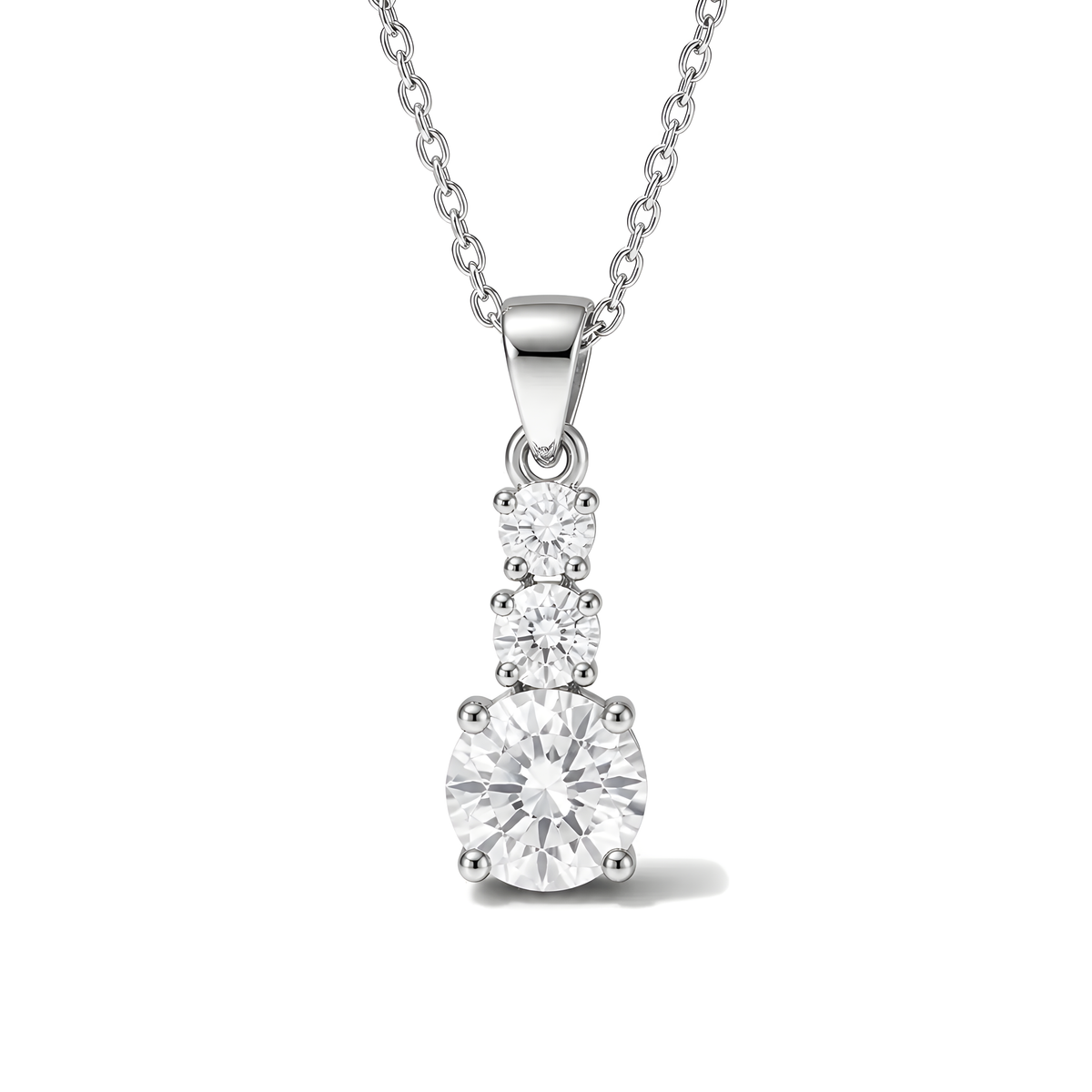 Sparkle Drop Pendant Necklace