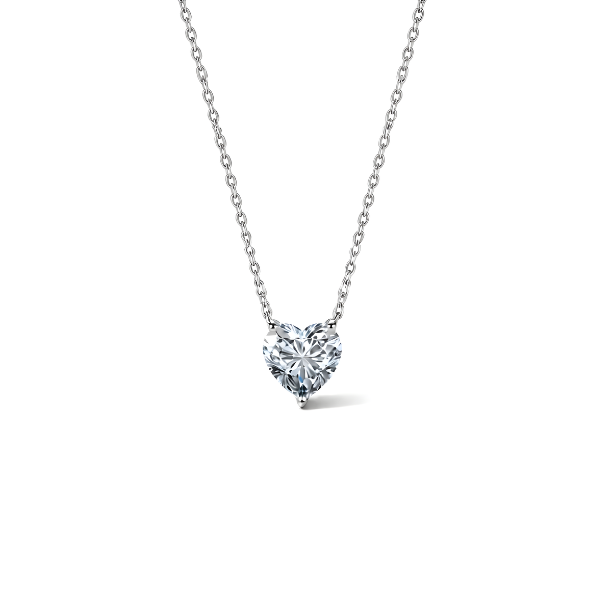 Heart Solitaire Necklace
